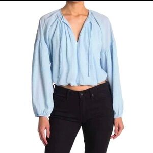 Wayf Sky Blue Women's Blouse